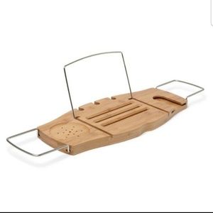 Bamboo bath caddy